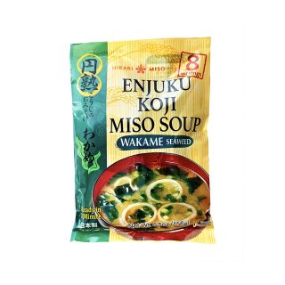 zuppa di miso con alghe wakame istantanea