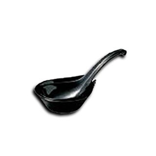 Cucchiaio in ceramica nera cm 21