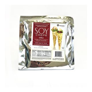 Takaokaya Soy Crepe Chili, fogli di soia per sushi leggermente piccanti