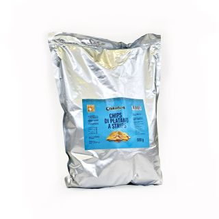 Crokanticos Chips di platano in strips confezione da 500 g