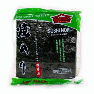Asakusaya yaki Nori Green Alghe per sushi intere
