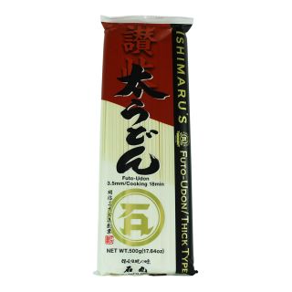 Ishimaru Sanuki Futo Udon noodles tipo linguine