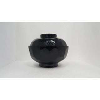 Coppa per miso in melamina nera