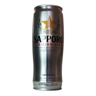 sapporo silvercan lattina 65cl