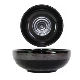Coppa tonda nero/argento 17