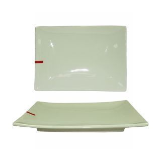 Piatto XL rettangolare bianco