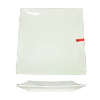 piatto quadrato 20 cm bianco