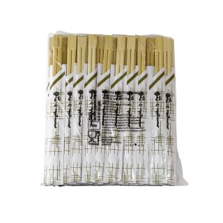Hashi bastoncini monouso in bambu lunghezza da 24 cm