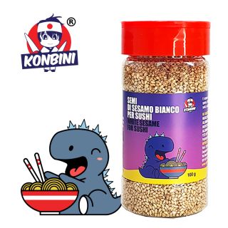 sesamo bianco per sushi in dispenser