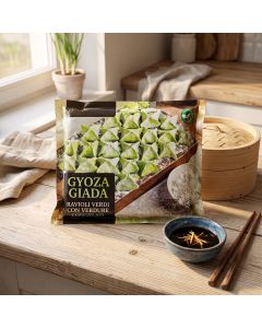 Nipponia Gyoza Giada Surgelati ravioli verdi con verdure